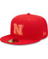 Фото #2 товара Men's Scarlet Nebraska Huskers Bright Undervisor 59FIFTY Fitted Hat