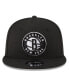 Фото #4 товара Men's Black Brooklyn Nets Chainstitch 9FIFTY Snapback Hat