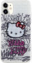 Sourcing Hello Kitty HKHCN61HDGPHT iPhone 11 / Xr 6.1" white/white hardcase IML Kitty On Bricks Graffiti - фото #5