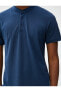 3sam10013mk In3 Indigo Erkek Pamuk Jersey Basic Kısa Kollu Polo Yaka T-shirt