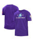 Men's Purple Los Angeles Lakers 2021/22 City Edition Brushed Jersey T-shirt