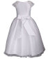 ფოტო #16 პროდუქტის Big Girls Flower Applique Communion Dress