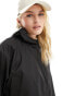 ASOS DESIGN Tall cropped rain jacket with hood in black