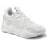 Puma RsX Geek Lace Up Mens White Sneakers Casual Shoes 39117406