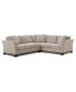 Фото #5 товара Elliot II 108" Fabric 2-Pc. Sleeper Sofa Sectional, Created for Macy's
