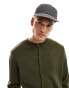 ASOS DESIGN fitted cap with in washed black