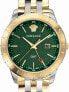 Versace Herren Armbanduhr Univers 43 mm Datumsfenster Armband Edelstahl VEBK00718