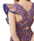 ფოტო #4 პროდუქტის Women's Printed Ruffled Sleeveless Midi Dress