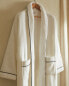 (400 gxm²) bathrobe with piping