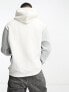 Фото #3 товара River Island colour block hoodie in white