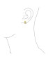 ფოტო #3 პროდუქტის Unisex Channel Set 3 Row Cubic Zirconia CZ K-pop Wide Mini Hoop Huggie Earrings For Men Women Silver Black, Rose Yellow Gold Plated Steel Stainless