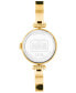 Фото #3 товара Наручные часы Olivia Burton Quartz Carnation Gold-Tone Stainless Steel Bracelet Watch 25.5mm x 20.5mm.