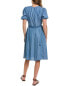 Фото #2 товара Sharagano Greta Midi Dress Women's Blue 12