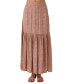 ფოტო #4 პროდუქტის Juniors' Tinslie Printed Tiered Maxi Skirt