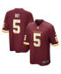 Men's Tress Way Burgundy Washington Football Team Game Jersey