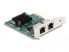 Фото #2 товара Delock PCI Express x1 Card to 2 x RJ45 Gigabit LAN BCM - PCIe - RJ-45 - Female - PCIe 2.0 - Grey - PC