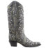 Фото #1 товара Corral Boots Studded TooledInlay Snip Toe Cowboy Womens Grey Casual Boots A3672