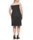 Фото #2 товара Plus Size Colorblocked Jersey Dress