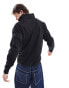 Vans Versa standard left chest logo qrter zip fleece in black