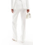 Фото #5 товара Y.A.S Bridal straight leg trouser co-ord in white