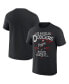 Фото #1 товара Men's Darius Rucker Collection by Black Distressed Los Angeles Dodgers Beach Splatter T-shirt