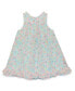 ფოტო #2 პროდუქტის Baby Girls Ruffle-Trim Floral Swing Dress Sun Hat