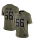 Men's Quenton Nelson Olive Indianapolis Colts 2022 Salute To Service Limited Jersey