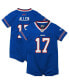 ფოტო #4 პროდუქტის Newborn and Infant Girls and Boys Josh Allen Royal Buffalo Bills Romper Jersey