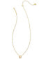 Kendra Scott 14k Gold-Plated Framed Drusy Stone 19" Adjustable Pendant Necklace Gold Dichr - фото #2