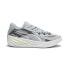 Фото #1 товара Puma All-Pro Nitro Team 37908105 Mens Gray Canvas Athletic Basketball Shoes