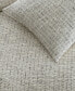 Фото #6 товара Metallic Tweed 3 Piece Duvet Set, Full/Queen