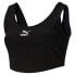 Puma Classics Ribbed Crop Top Plus Womens Size 3X Athletic Casual 671977-01
