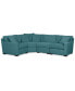 Фото #1 товара Radley Fabric 4-Piece Sectional Sofa, Created for Macy's