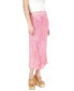 Фото #4 товара Women's Tonal-Print Pleated Midi Skirt