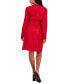 Фото #2 товара Платье I.N.C. International Concepts Petite Long-Sleeve Wrap Dress