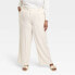 Фото #1 товара Women's High-Rise Linen Wide Leg Fluid Pants - A New Day