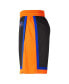 ფოტო #4 პროდუქტის Men's Black New York Knicks 2022/23 City Edition Swingman Shorts