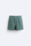 100% linen bermuda shorts