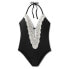 Фото #4 товара Women's Crochet Necklace Plunge One Piece Swimsuit - Shade & Shore