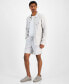 Фото #3 товара Men's Garment-Washed Drawstring Shorts