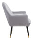 Фото #4 товара 37" Steel, Polyester Alexandria Boho Chic Accent Chair