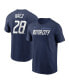 ფოტო #1 პროდუქტის Men's Javier Baez Navy Detroit Tigers 2024 City Connect Fuse Name Number T-Shirt