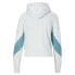 Фото #4 товара Puma Train Logo French Terry Pullover Hoodie Womens Blue Casual Outerwear 670464