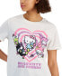 ფოტო #3 პროდუქტის Juniors' Hello Kitty & Friends Graphic-Print Tee