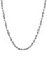 Фото #2 товара Macy's 14k White Gold Diamond-Cut Rope Chain 20" Necklace (2-1/2mm)