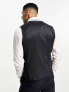 Фото #4 товара Selected Homme slim fit waist coat in navy