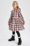 Фото #2 товара Платье Defacto Kız Çocuk Flannel Square