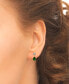 ფოტო #2 პროდუქტის Green Quartz & Lab-Grown White Sapphire Drop Earrings in 14k Gold-Plated Sterling Silver