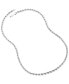 Evergreen Rope Link 24" Chain Necklace (5.3mm) in 10k White Gold