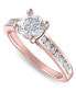 Diamond (1-1/2 ct. t.w.) Channel-Set Bridal Set in 14K White, Yellow or Rose Gold